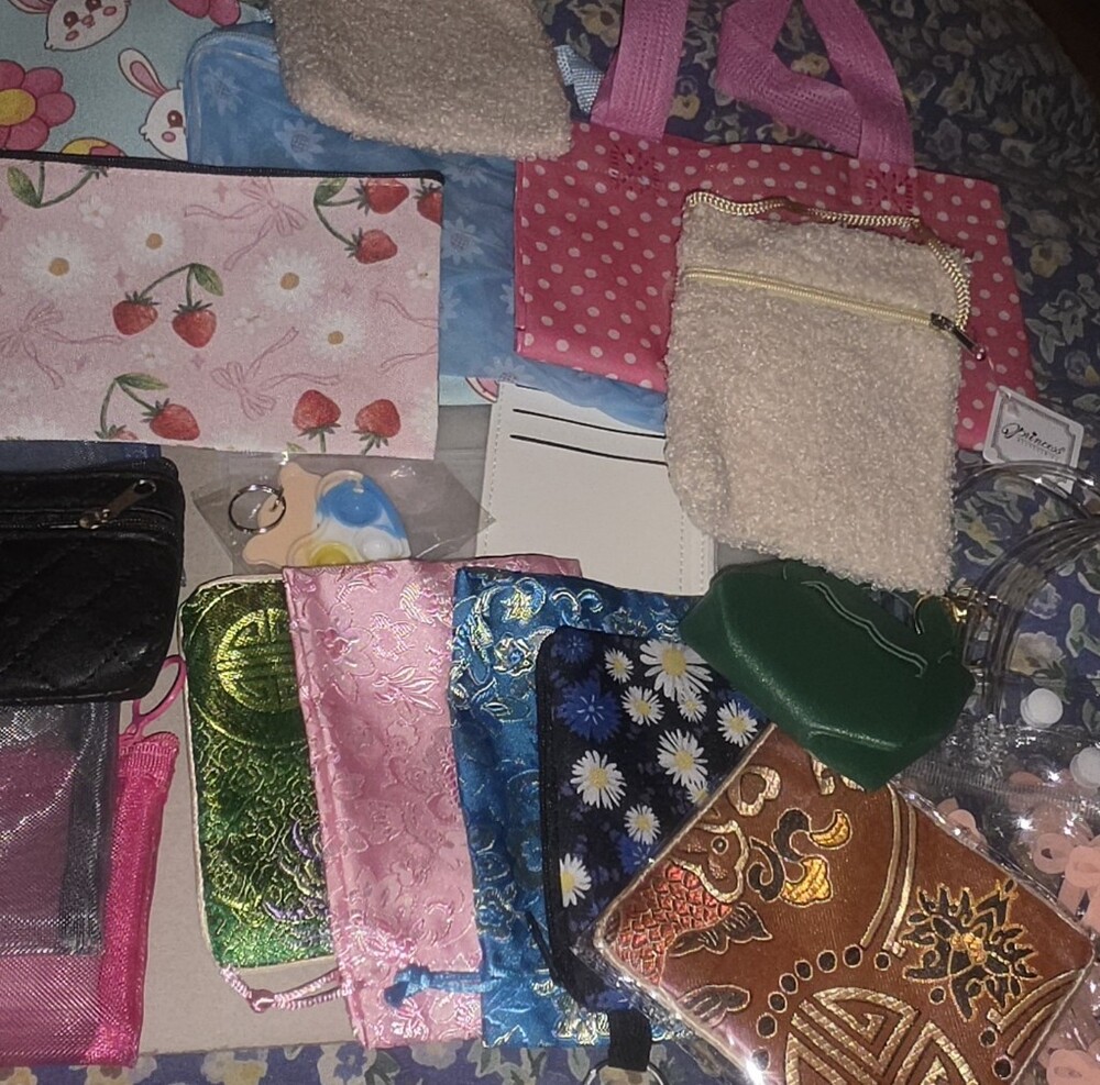 Assorted Coin Pouches and Small Bags